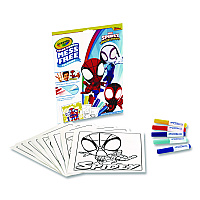 Crayola Spidey and His Amazing Friends Color Wonder Kit, Includes Five Markers, Ages 3 and Up, 18 Pages (752784)