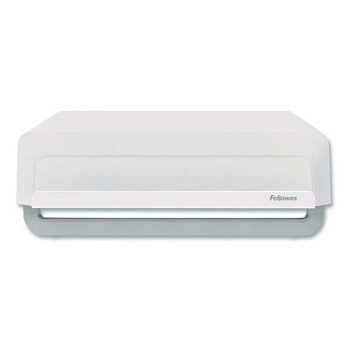 Fellowes Breyta Monitor Stand, 13.94" x 11.97" x 3.23" to 5.9", White, Supports 33 lb (100016561)