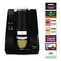 Flavia Aroma Brewer, with 134 Assorted Drinks Bundle, Black (MDR10020)