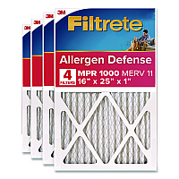 Filtrete Allergen Defense Air Filter, 16 x 25, 4/Carton (98014CA)