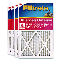 Filtrete Allergen Defense Air Filter, 12 x 20, 4/Carton (98054CA)