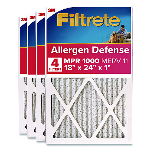 Filtrete Allergen Defense Air Filter, 18 x 24, 4/Carton (98214CA)
