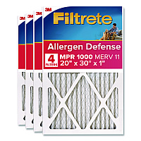 Filtrete Allergen Defense Air Filter, 20 x 30, 4/Carton (98224CA)