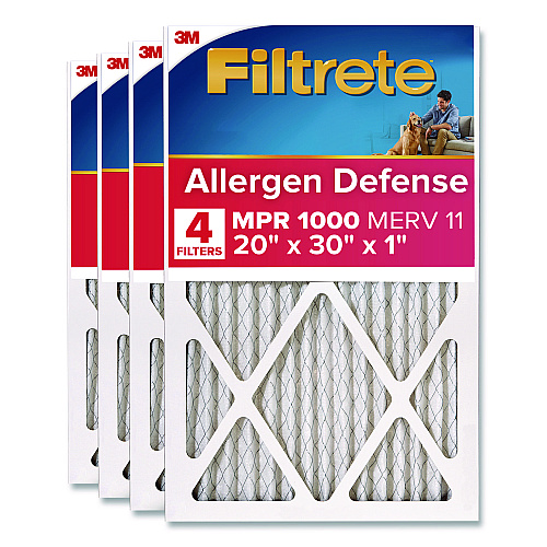 Filtrete Allergen Defense Air Filter, 20 x 30, 4/Carton (98224CA)