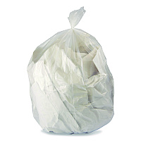 Heritage Linear Low-Density Can Liners with Dual-Dispense Box, 55 gal, 1.3 mil, 40" x 53", Clear, 100/Carton (H8053PCRAC)