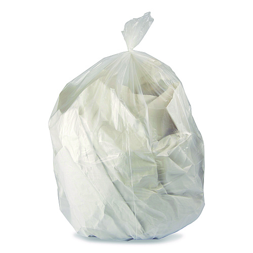 Heritage Linear Low-Density Can Liners with Dual-Dispense Box, 55 gal, 1.3 mil, 40" x 53", Clear, 100/Carton (H8053PCRAC)
