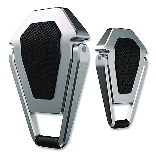 OTM Essentials Laptop Kickstand, 2.77" x 0.6" x 3.97, Silver/Black (OBA2F)