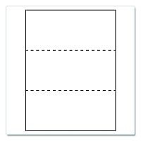 Lettermark Custom Cut-Sheet Copy Paper, 92 Bright, Micro-Perf Every 3.66", 20 lb Bond, 8.5 x 11, White, 500 Sheets/Ream, 5 Reams/Carton (851332CT)