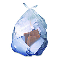 Heritage Linear Low-Density Can Liners, 30 gal, 1.1 mil, 36" x 30", Clear, Flat Pack, 250/Carton (H6036SC)