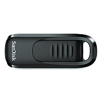 SanDisk Ultra Slider USB 3.2 Type C Flash Drive, 256 GB, Black (SDCZ480256GA)