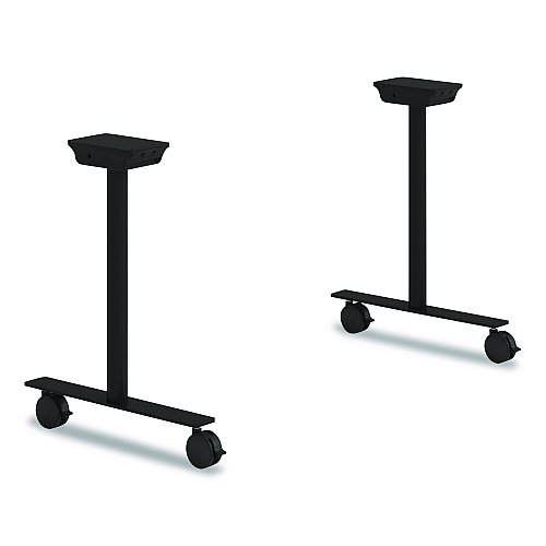 Alera Seville Training Table Base, 23w x 3d x 28h, Black (SVTT6024BS)