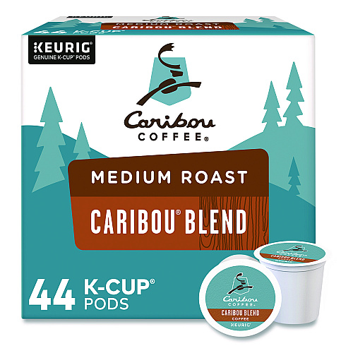 Caribou Blend Coffee K-cups, 0.4 Oz, 44/box