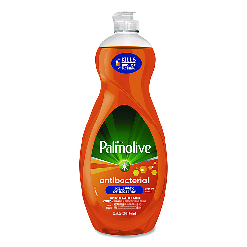 Palmolive Ultra Antibacterial Dishwashing Liquid, Orange Scent. 32,5 oz Bottle (45072EA)