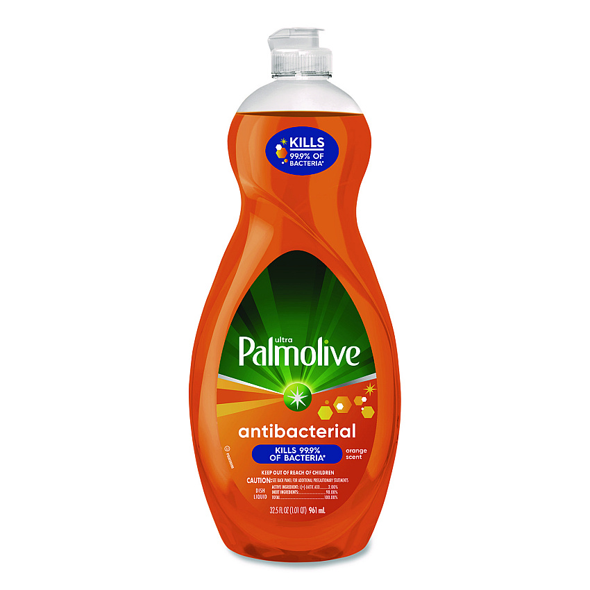 Palmolive Ultra Antibacterial Dishwashing Liquid, Orange Scent. 32,5 oz Bottle (45072EA)