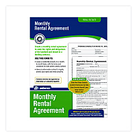 Adams Month-to-Month Residential Rental Agreement Digital Download with Instructions, 8.5 x 11, Unlimited Number of Forms (LF255)