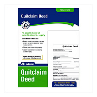 Adams Quitclaim Deed Forms with Instructions and Free Downloads, One-Part (No Copies), 8.5 x 11, 4 Forms Total (LF298)