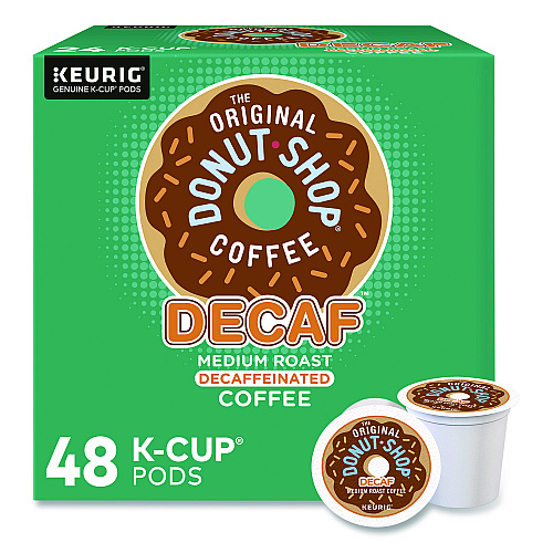 The Original Donut Shop Decaf Coffee K-Cup Pods, 48/Box (1635474)