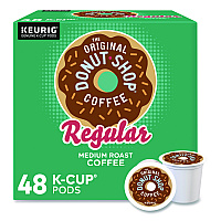 The Original Donut Shop Donut Shop Coffee K-Cups, Regular, 0.39 oz, 48/Box (1635475)