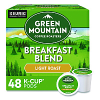 Keurig Breakfast Blend Coffee K-Cups, 0.31 oz, 48/Box (1635473)