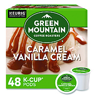 Keurig Caramel Vanilla Cream Coffee K-Cups, 0.33 oz, 48/Box (2140462)