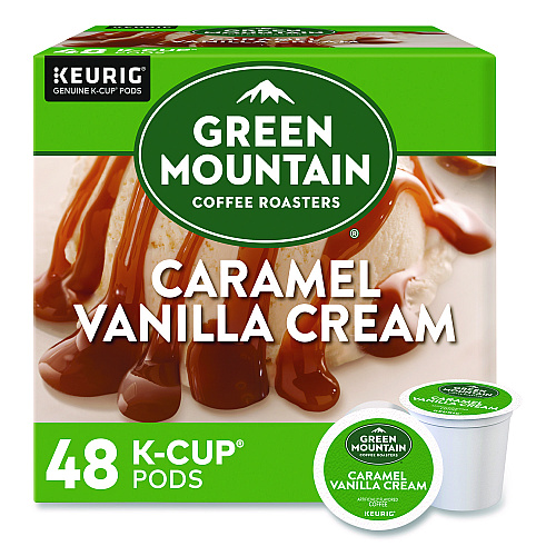 Keurig Caramel Vanilla Cream Coffee K-Cups, 0.33 oz, 48/Box (2140462)