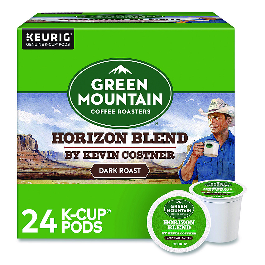 Keurig Horizon Blend by Kevin Costner Coffee K-Cups, 0.37 oz, 24/Box (5000379575)