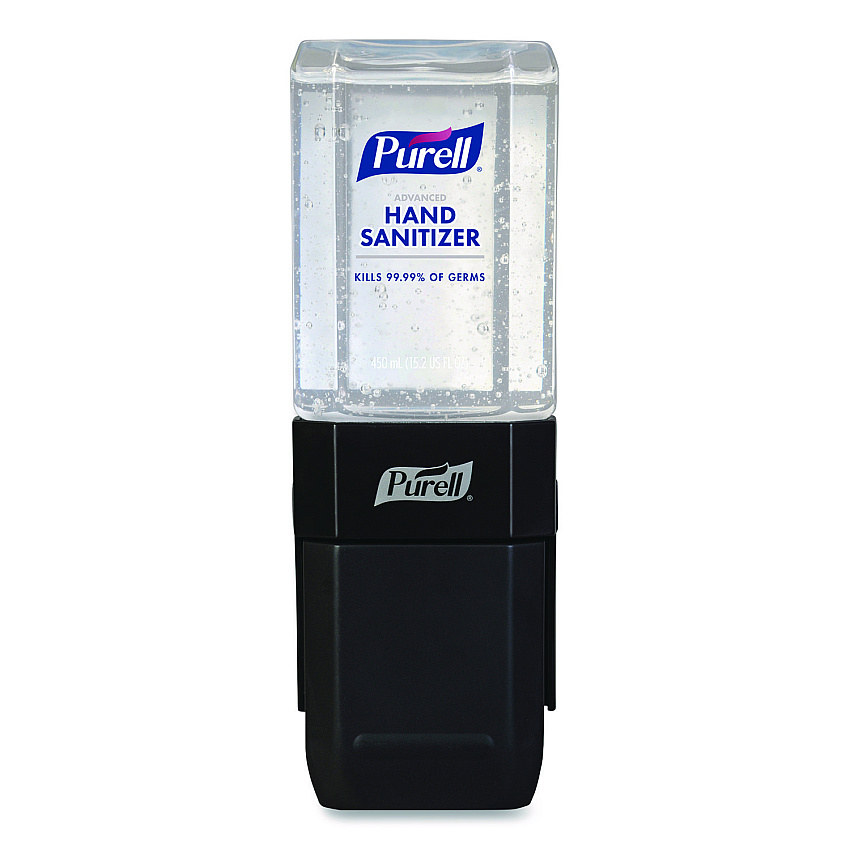 PURELL ES1 Hand Sanitizer Dispenser Starter Kit, 450 mL, 3.12 x 5.88 x 5.81, Graphite (4424D6)