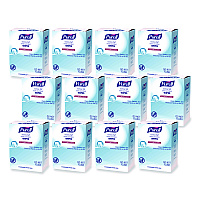 PURELL Cottony Soft Individually Wrapped Sanitizing Hand Wipes, 5 x 7, Herbal Scent, White, 480/Carton (902512)