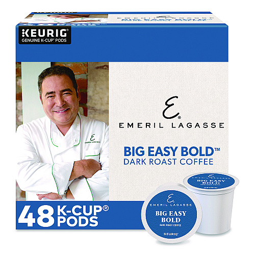 Emeril's Big Easy Bold Coffee K-Cups, 0.4 oz, 48/Box (24306974)