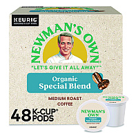 Newman's Own Organics Special Blend Coffee K-Cups, 48/Box (24306978)