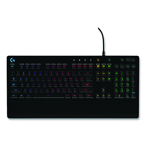 Logitech Prodigy G213 RGB Wired Gaming Keyboard, Black (2424937)