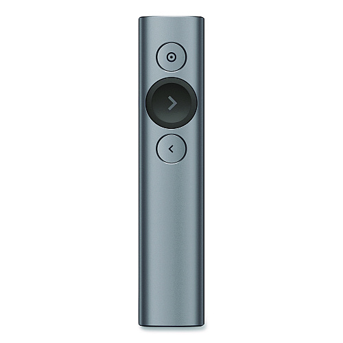 Logitech Spotlight Presentation Remote, Projects 100 ft, Slate (2632837)