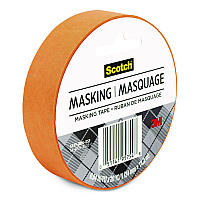 Scotch Expressions Masking Tape, 3" Core, 0.94" x 20 yds, Tangerine (3437ORG)