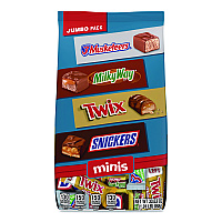 Mars Minis Variety Jumbo Pack, Assorted, 30.63 oz Bag (MMM59888)