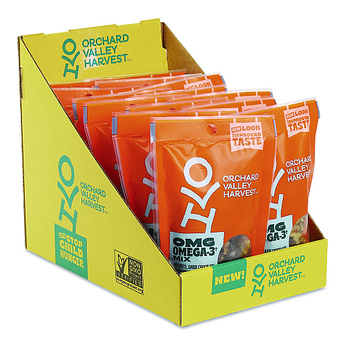 Orchard Valley Harvest Omega-3 Mix, 2 oz Bag, 14/Carton (JOH14046)