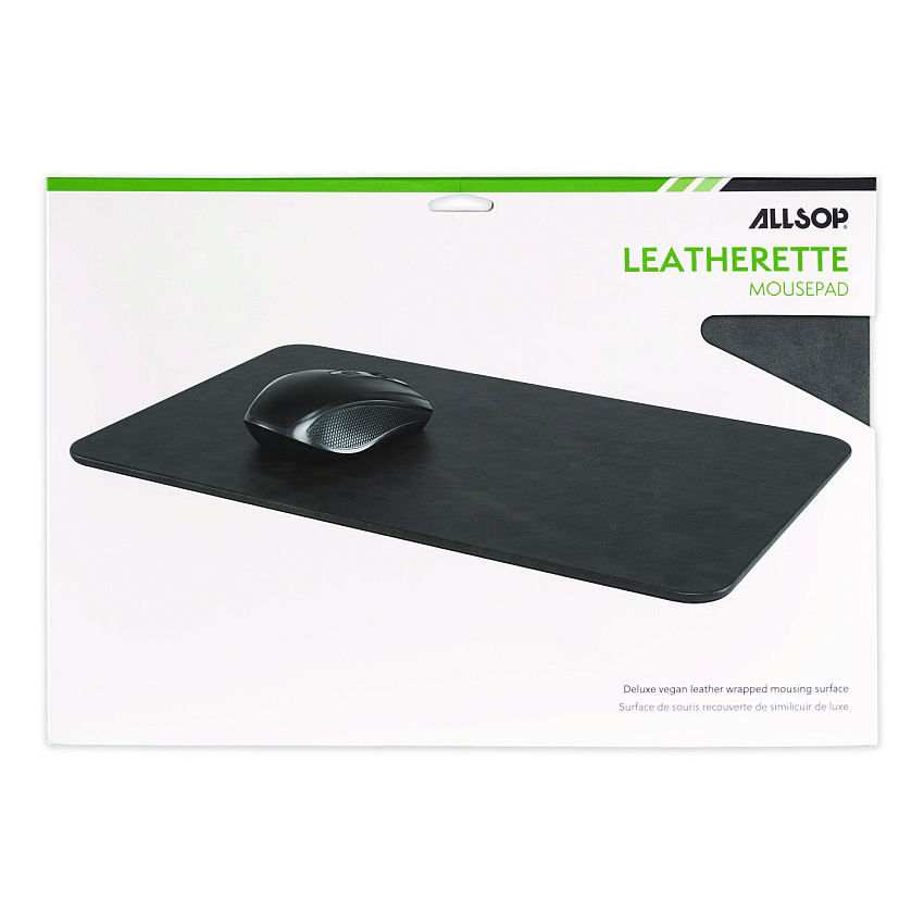 Allsop Mouse Pad, 14.2 x 8.66 x 0.25, Black (32580)