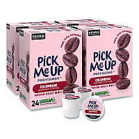 Pick Me Up Provisions Colombian Coffee K-Cups, 24/Box, 96/Carton (52969CT)