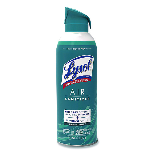 LYSOL Brand Air Sanitizer Spray, Simple Fresh Scent, 10 oz Aerosol Spray (1920099350)