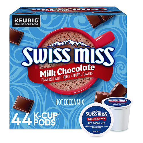 Swiss Miss Milk Chocolate Hot Cocoa K-Cups, 0.65 oz, 44/Box (2259481)