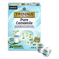 TWININGS Tea K-Cups, Pure Camomile, 0.11 oz, 24/Box (TNA85790)
