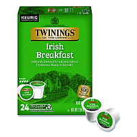TWININGS Tea K-Cups, Irish Breakfast, 0.11 oz, 24/Box (TNA87303)