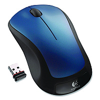 Logitech M310 Wireless Mouse, 2.4 GHz Frequency/30 ft Wireless Range, Left/Right Hand Use, Peacock Blue (865787)