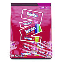 Twizzlers Chewy Candy Pack, Assorted Flavors, 46.34 oz Bag (HEC94479)