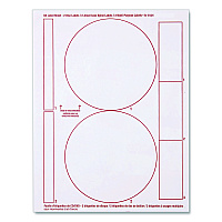 Verbatim Inkjet Media Labels, Matte White, 50 Sheets/Pack (71126)