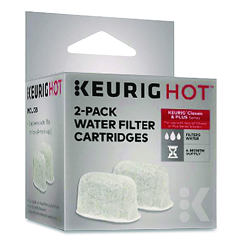Keurig Replacement Charcoal Water Filter Cartridge, 2/Pack (2407403)