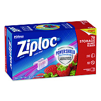 Ziploc Slider Storage Bags, Quart, 5.88