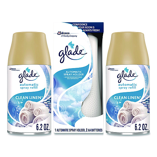 Glade Automatic Spray Air Freshener Combo Set, 3/Pack (375634)