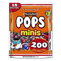 Tootsie Roll Pops Minis, Assorted Flavors, 36 oz Bag, 200 Pieces (324679)