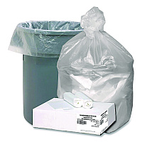 Berry Plastics Global Ultra Plus Industrial Trash Bag, 45 gal,16 mic, 40 x 48, Natural, 80/Carton (WHD404643615)