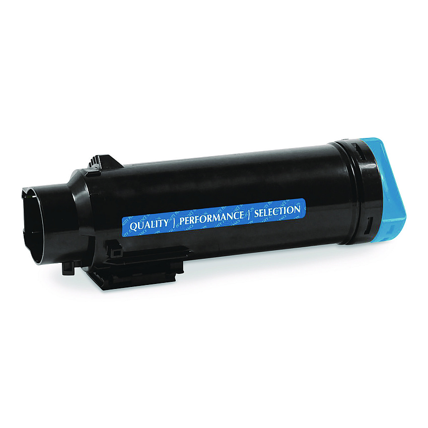 Clover Remanufactured Cyan High-Yield Toner, Replacement for (P3HJK/4R6JN/593-BBOX), 2,500 Page-Yield (201266)